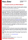 Croissance de 40% pour PNEUS ONLINE™