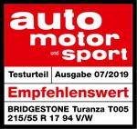 Bridgestone Turanza T005