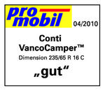 Continental Vanco Camper