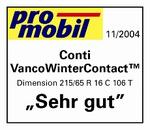 Continental Vanco WinterContact