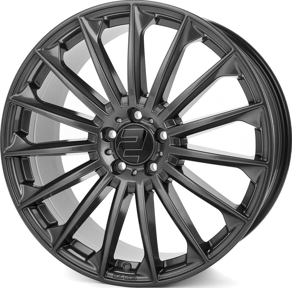 Jante 2DRV WH39 8.0x18 5x112 ET40 66.6 Gris fonce