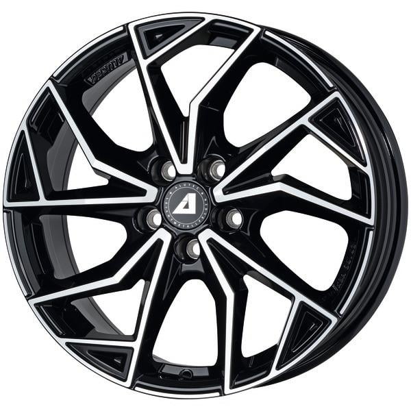 Cerchi Alutec ADX.02 8.0x19 5x108 ET48 63.4 Glossy black polished face