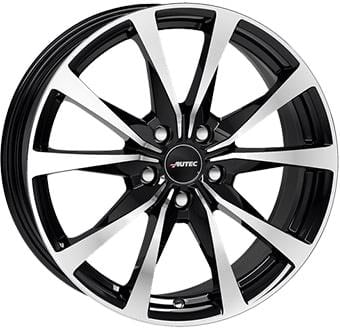 Jante Autec Brixen 8.0x19 5x112 ET39 66.6 Noir face polie