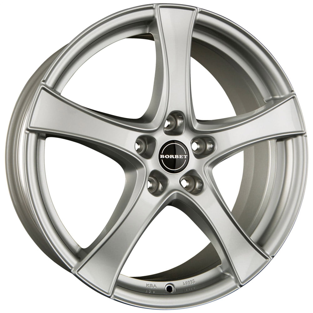 Borbet F2 velg GLANZEND ZILVER