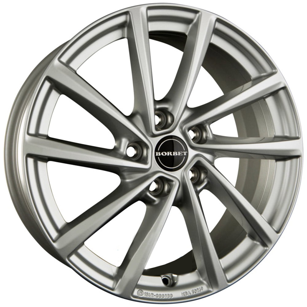 Borbet V 7.0x19 5x108 ET38 65.1 Silber glÄnzend Felge