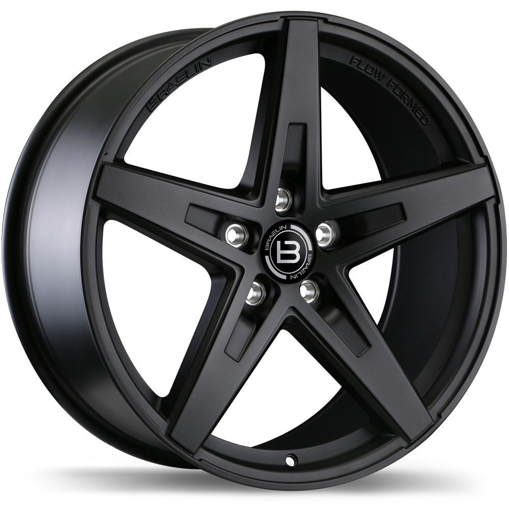 Braelin BR08 8.5x20 5x112 ET25 57.1 Mat black rim