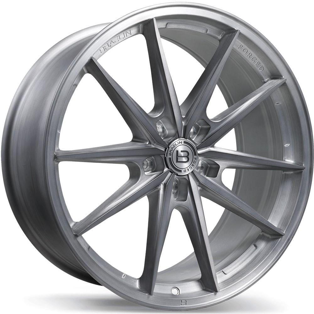 Braelin BRF1 9.0x20 5x120 ET40 57.1 Matte brushed carbon gray rim