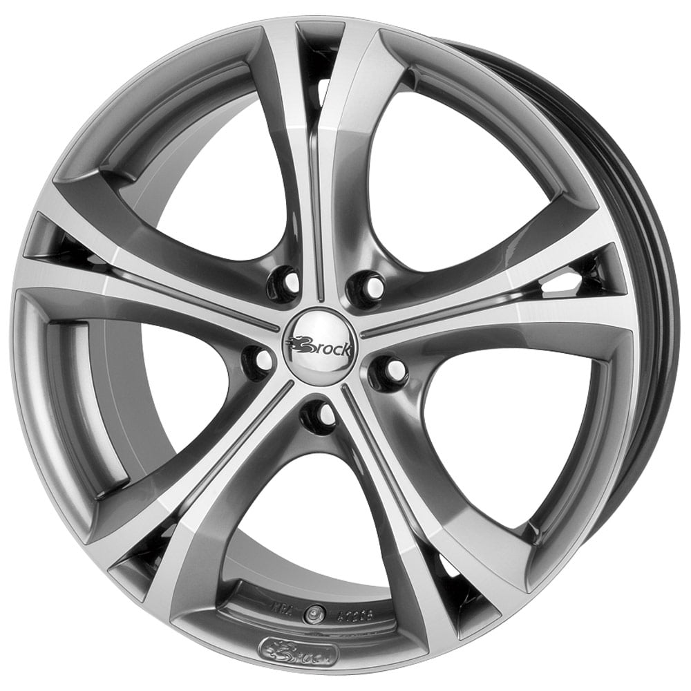 Brock B22 Felge CHROM SILBER