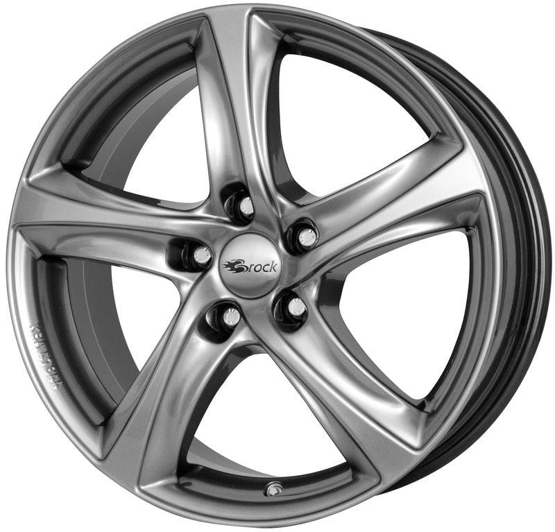 Brock B25 8.0x18 5x114.3 ET48 72.6 Zilver chroom velg