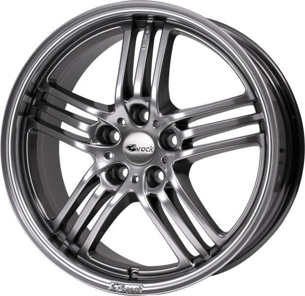 Brock B27 Felge CHROM SILBER