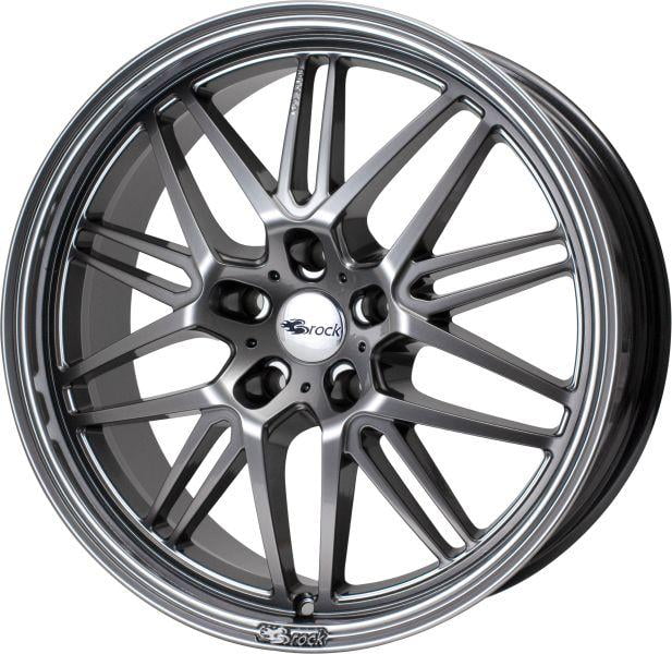 Brock B28 Felge CHROM SILBER
