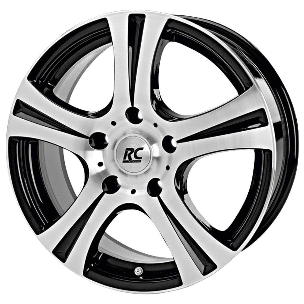 Brock RC14 velg GLANZEND ZWART GEPOLIJST VLAK