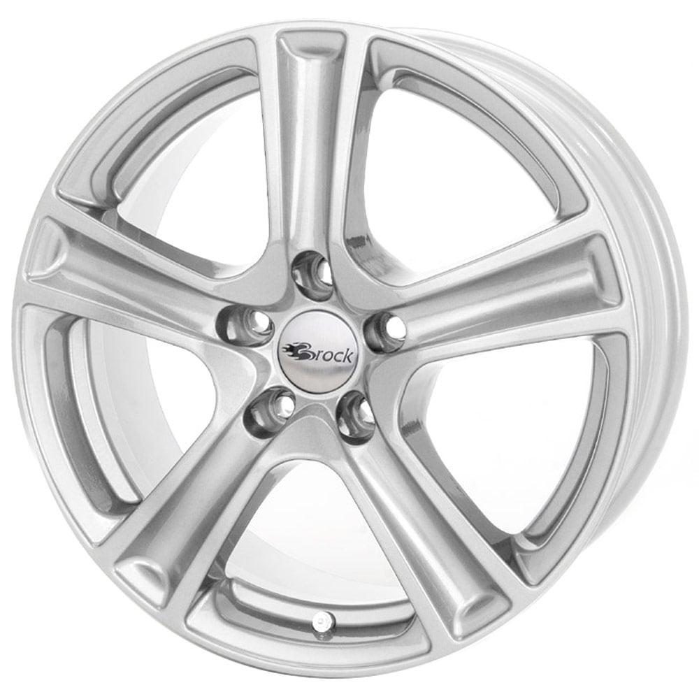 Brock RC19 5.5x15 5x100 ET40 57.1 Silber cristall Felge