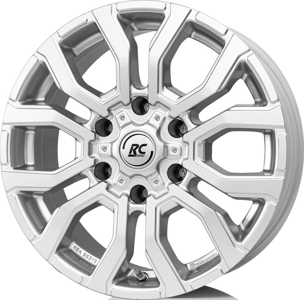 Brock RC35 6.5x16 6x130 ET54 84.1 Cristal silver rim