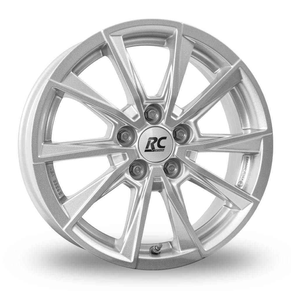 Llanta Brock TDG3 6.0x15 5x100 ET45 54.1 Plata cristal 