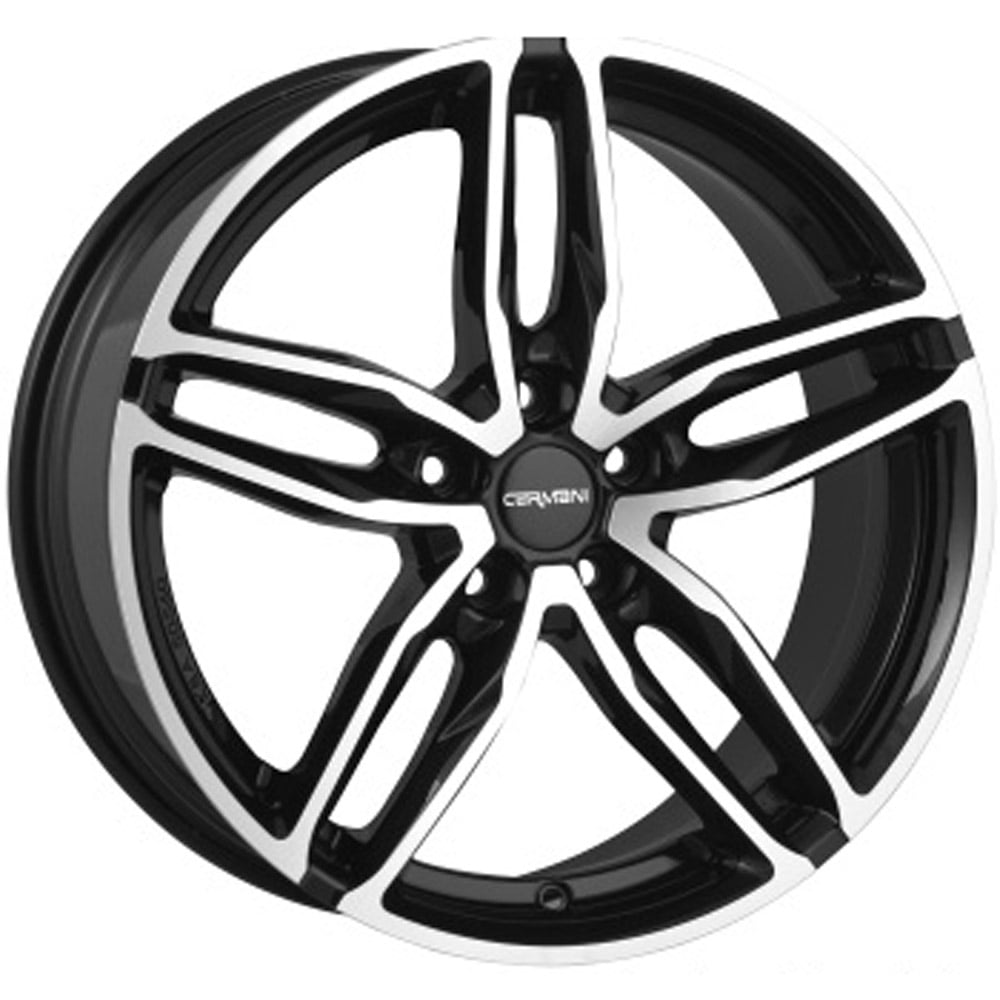 Llanta Carmani CA13 8.5x19 5x114.3 ET35 72.6 Negro cara pulida