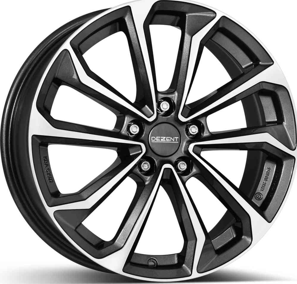 Dezent KS Felge GUN METAL VERBLENDUNG POLIERT