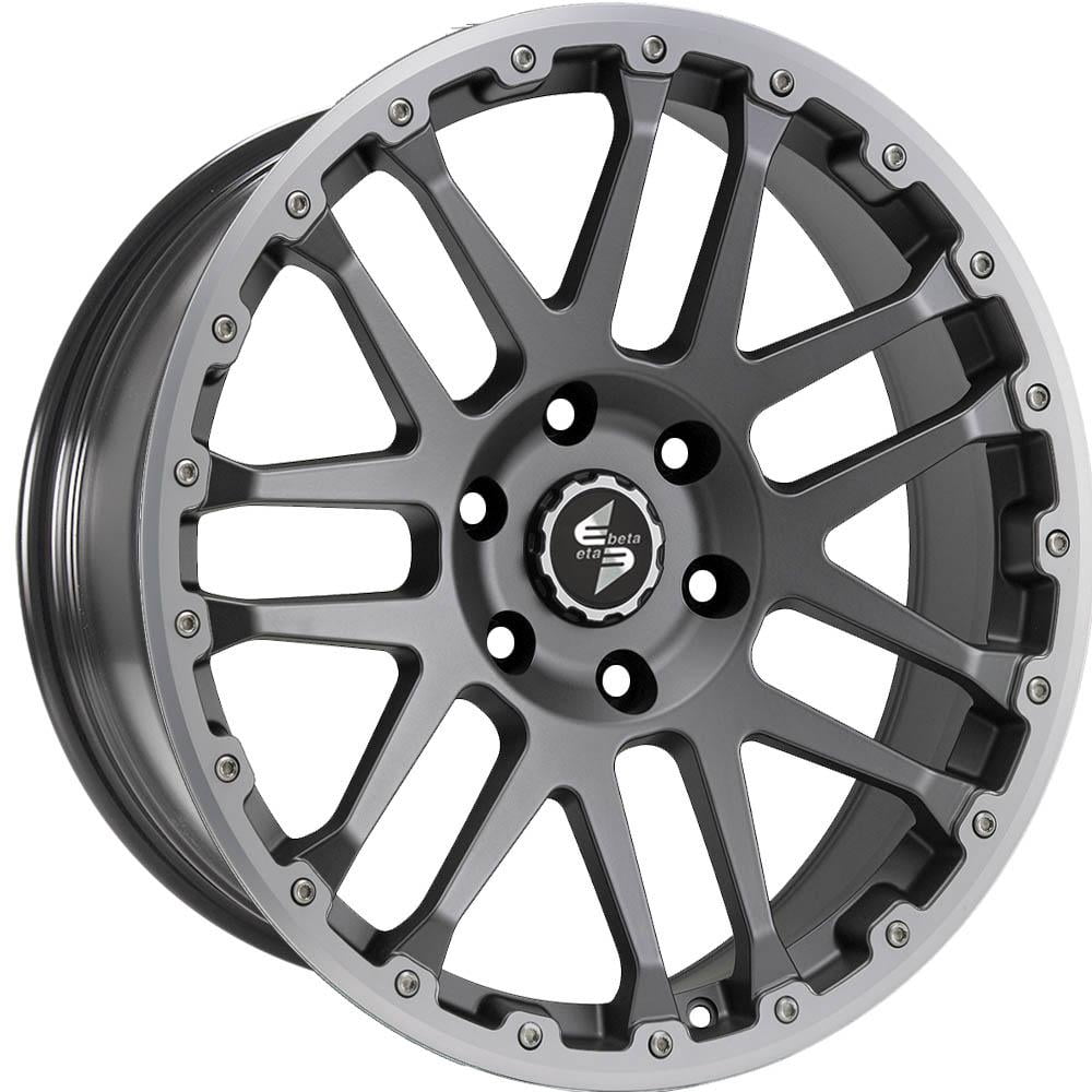 Eta Beta Combat CV 8.0x18 5x160 ET50 65.1 Antraciet mat rand en midden gepolijst velg