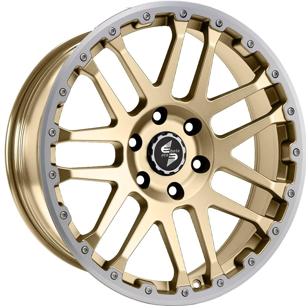 Eta Beta Combat CV 8.0x18 5x160 ET50 65.1 Mat gouden rand en gepolijst centrum velg