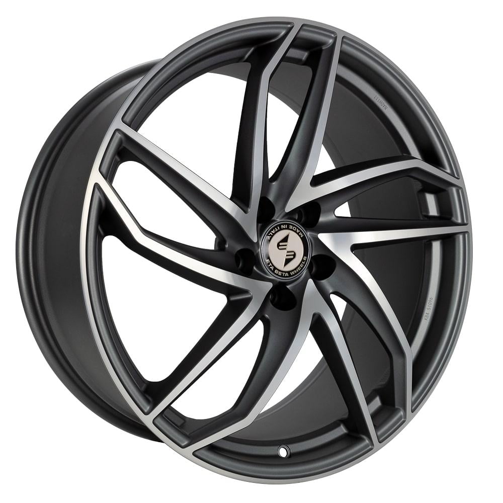 Jante Eta Beta Heron 8.5x19 5x112 ET20 66.5 Anthracite mat face polie