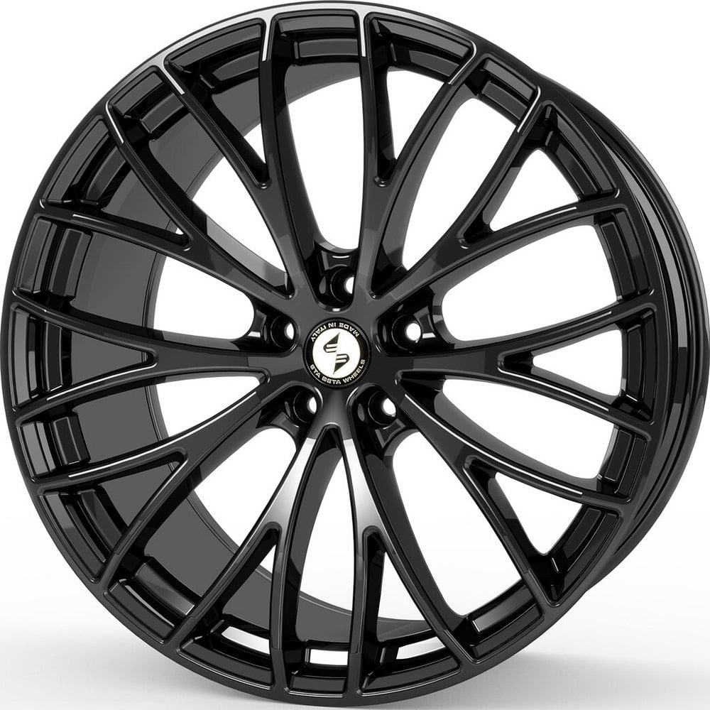 Eta Beta Piuma 8.5x19 5x108 ET45 78.1 Gelakt zwart velg