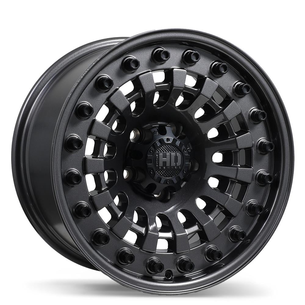 Fast HD SHRED rim BRIGHT GUN METAL