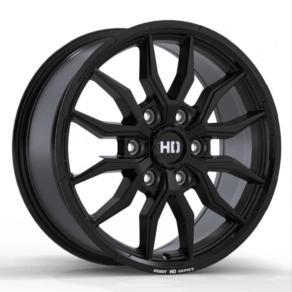 Jante Fast HD GRIT 8.5x18 8x165.1 ET33 116.7 Noir satinÉ avec fraisage