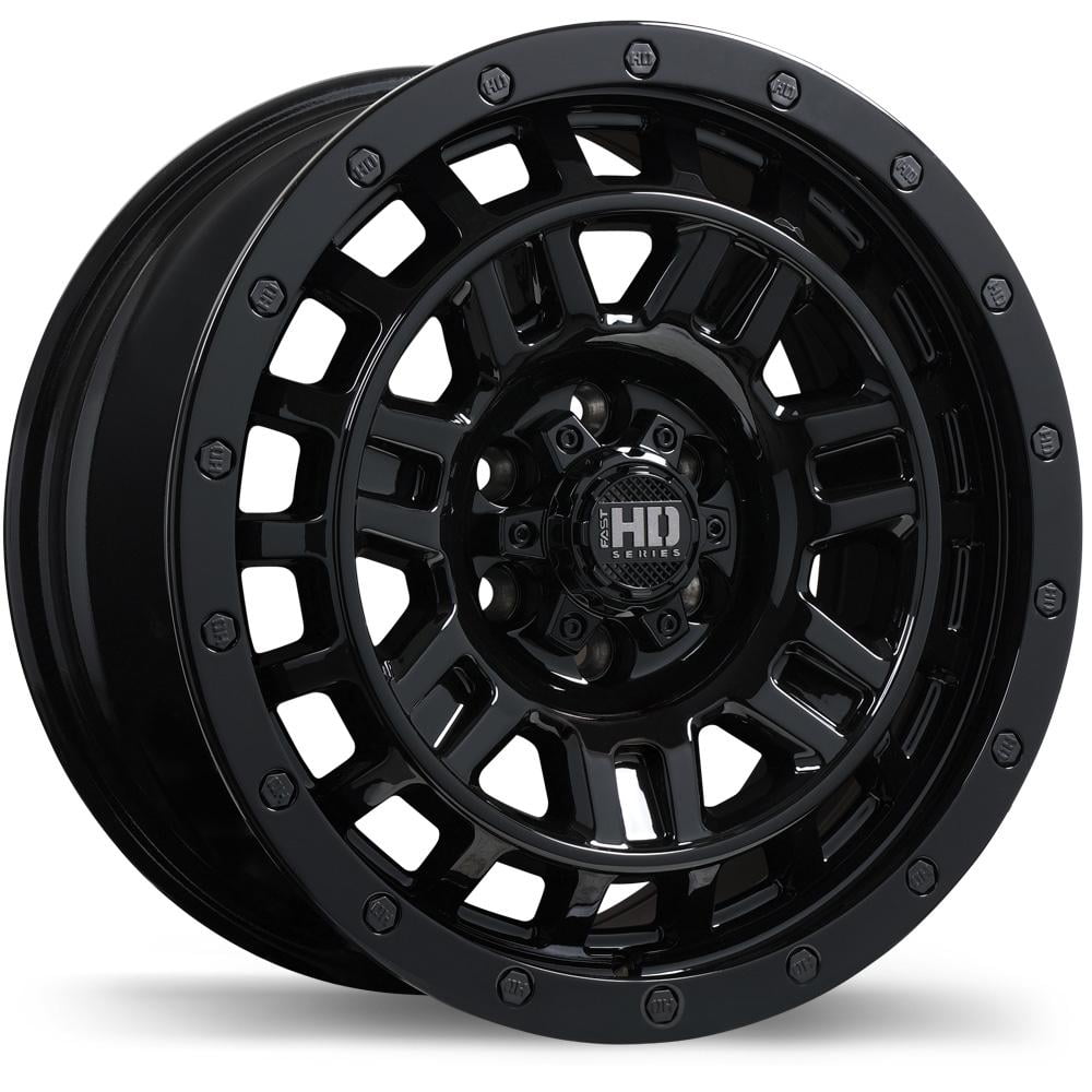 Jante Fast HD K-O 8.0x16 6x114.3 ET30 66.1 Noir lustrÉ