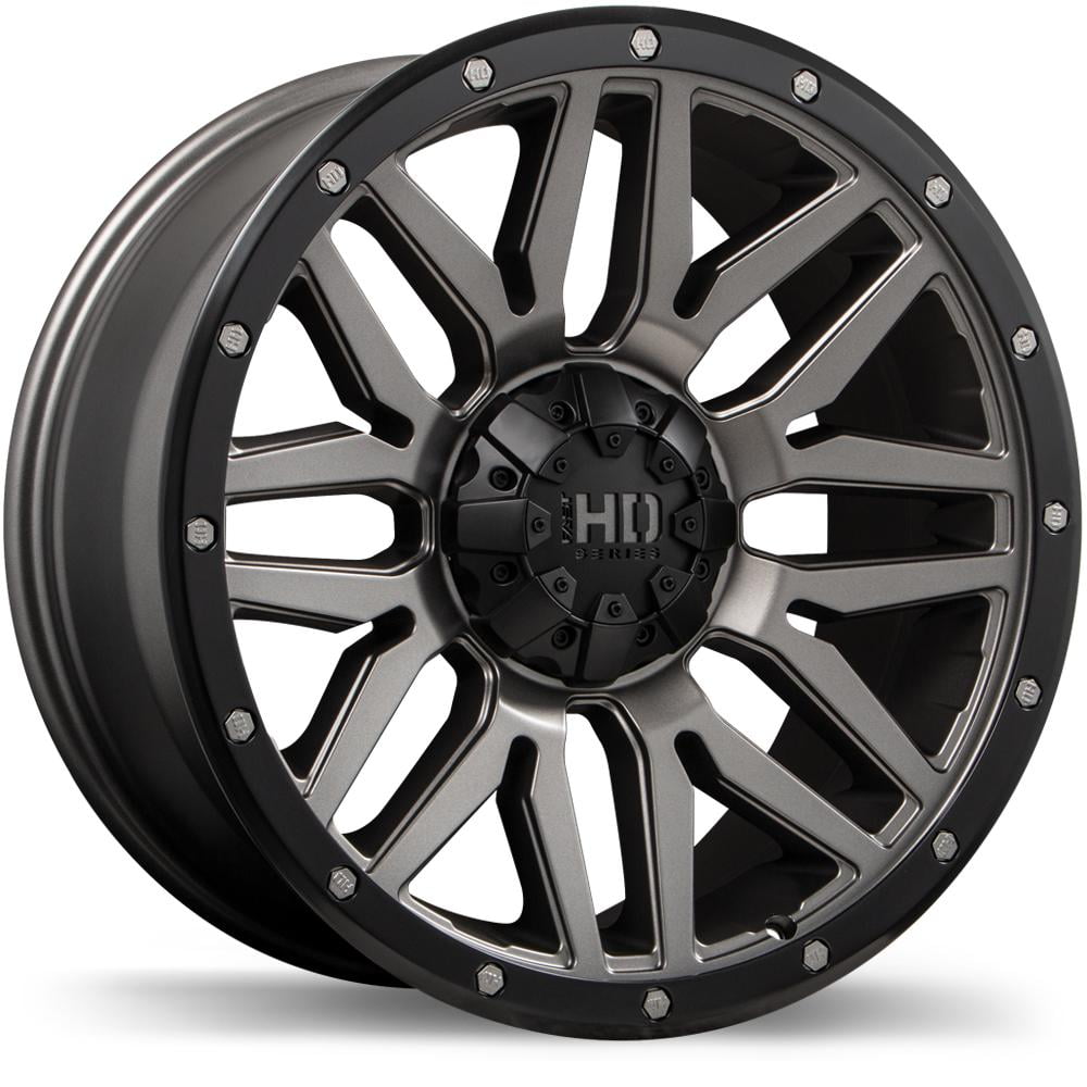 Fast HD MENACE rim Satin gunmetal with black rim