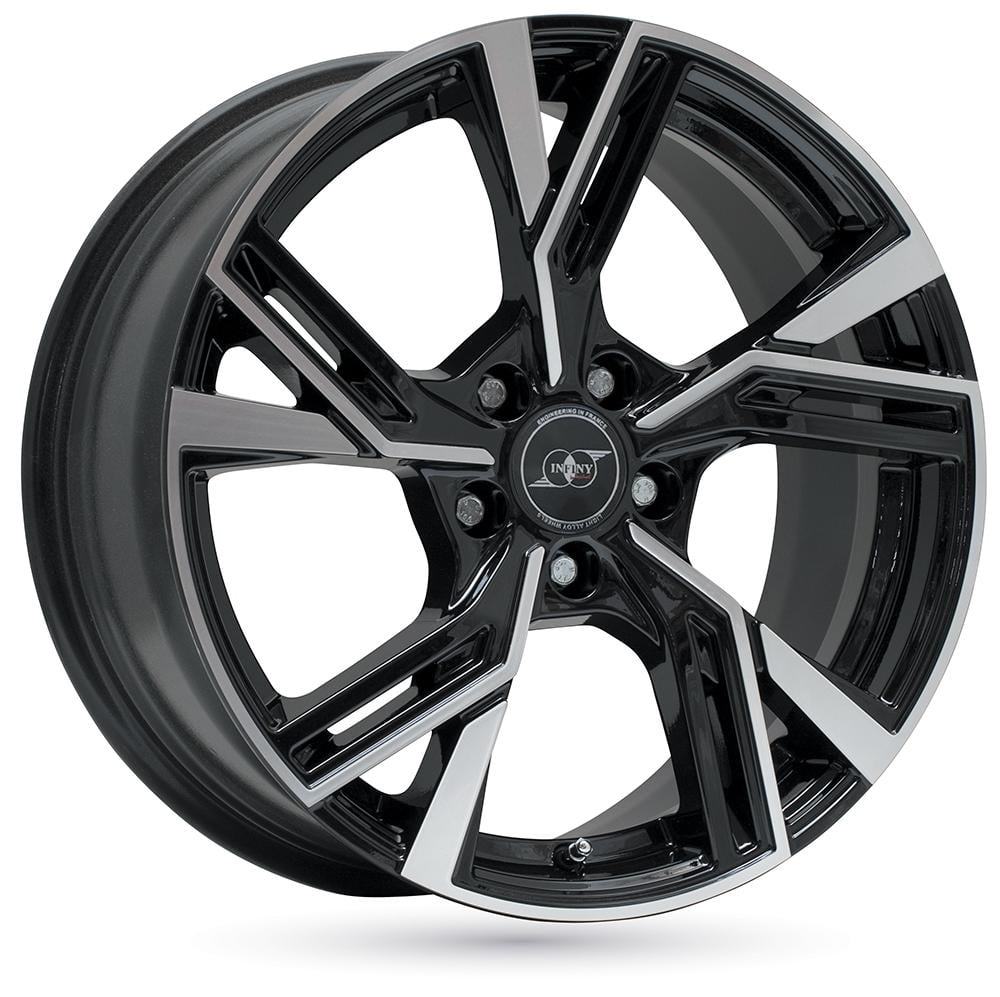 Jante Infiny Individual Stadt Individual 8.5x19 5x112 ET32 66.5 Preto brilhante face polida
