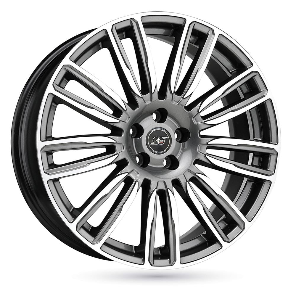 Infiny Individual Coventry 8.5x19 5x108 ET45 67.1 Grijs gepolijst vlak velg