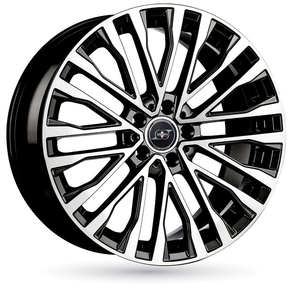 Infiny Individual Kamenz 8.5x19 5x112 ET45 66.5 Schwarz glÄnzend verblendung poliert Felge