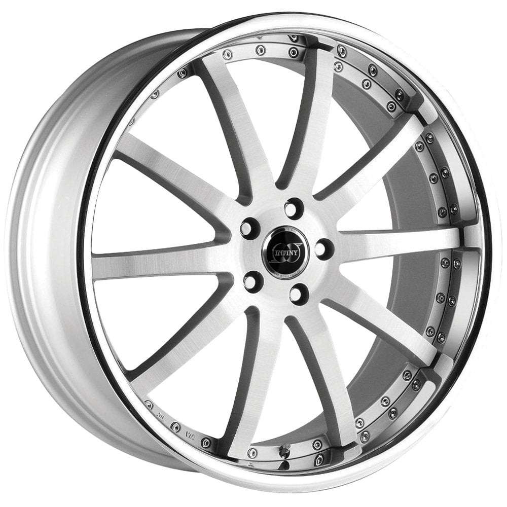 Infiny Individual Lander velg ZILVER ROESTVRIJSTALEN RAND