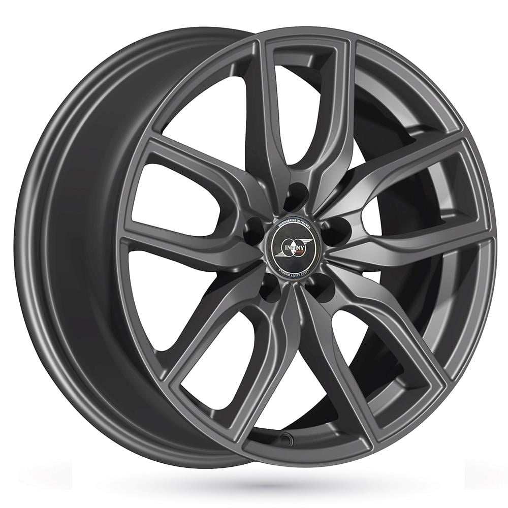 Infiny Individual Saxen 8.5x19 5x112 ET47 66.6 Matgrijs velg