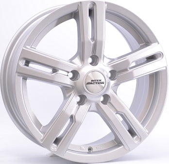 Inter Action S126 Kargin 6.5x16 5x112 ET45 72.6 Zilver velg