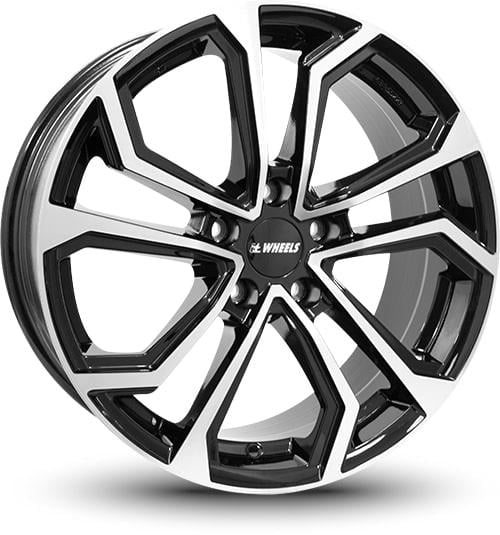Jante IT Wheels Ella 8.0x19 5x112 ET45 66.5 Preto face polida