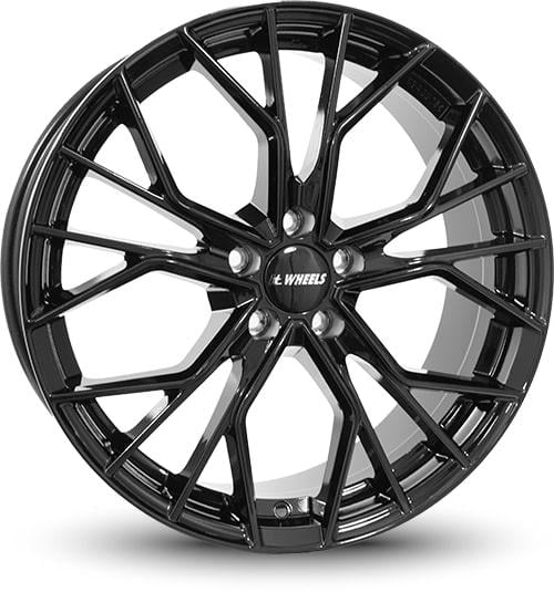 IT Wheels Tiara 8.0x18 5x114.3 ET40 73.1 Gelakt zwart velg