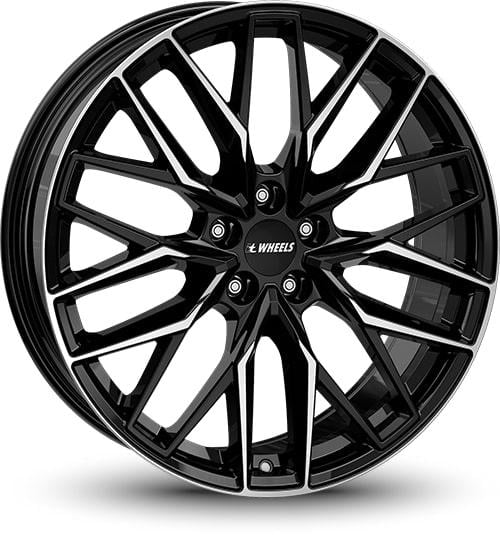 IT Wheels XANA velg ZWART GEPOLIJST VLAK
