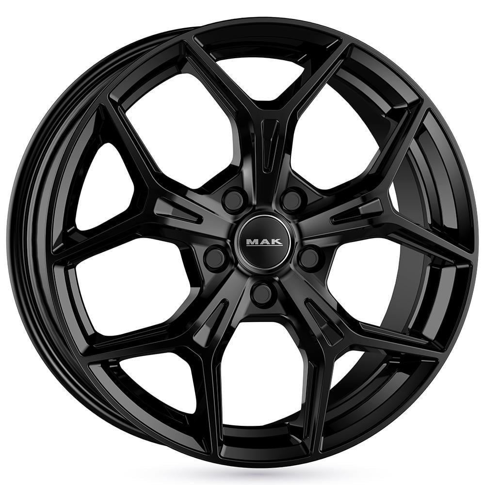 Mak Epica 6.5x17 4x108 ET28 65.1 Schwarz verspiegelt Felge
