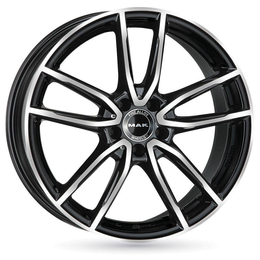 Mak Evo-D 11.0x21 5x112 ET38 66.6 Schwarz glÄnzend verblendung poliert Felge