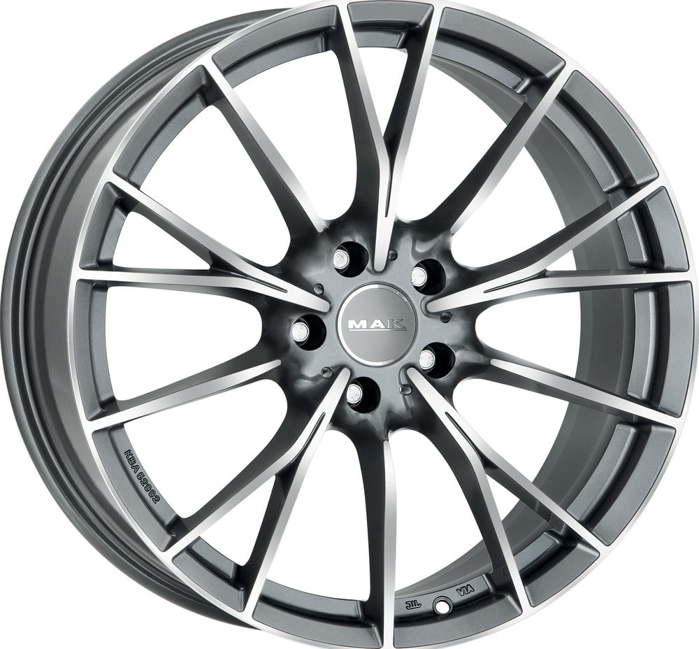 Mak Fabrik-D 9.0x20 5x120 ET44 72.6 Gun metallic mirror rim