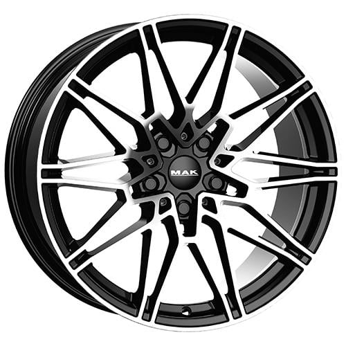 Cerchi Mak Koenig-D 9.0x20 5x112 ET40 66.6 Glossy black polished face