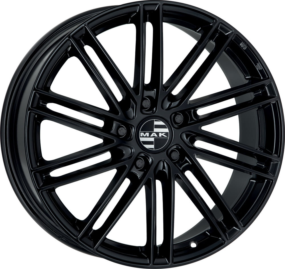 Jante Mak Leipzig 7.5x20 5x108 ET41 65.1 Noir glace