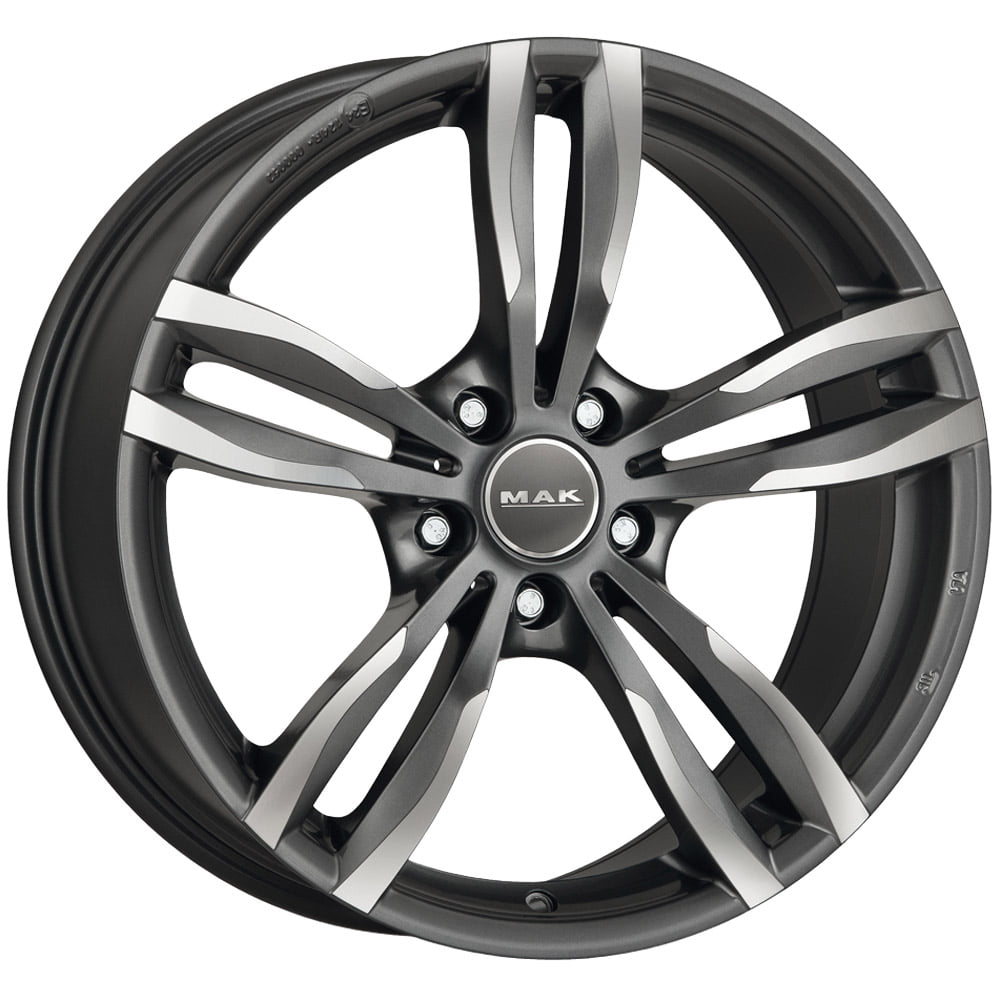 Jante Mak Luft GUN METAL FACE POLIE