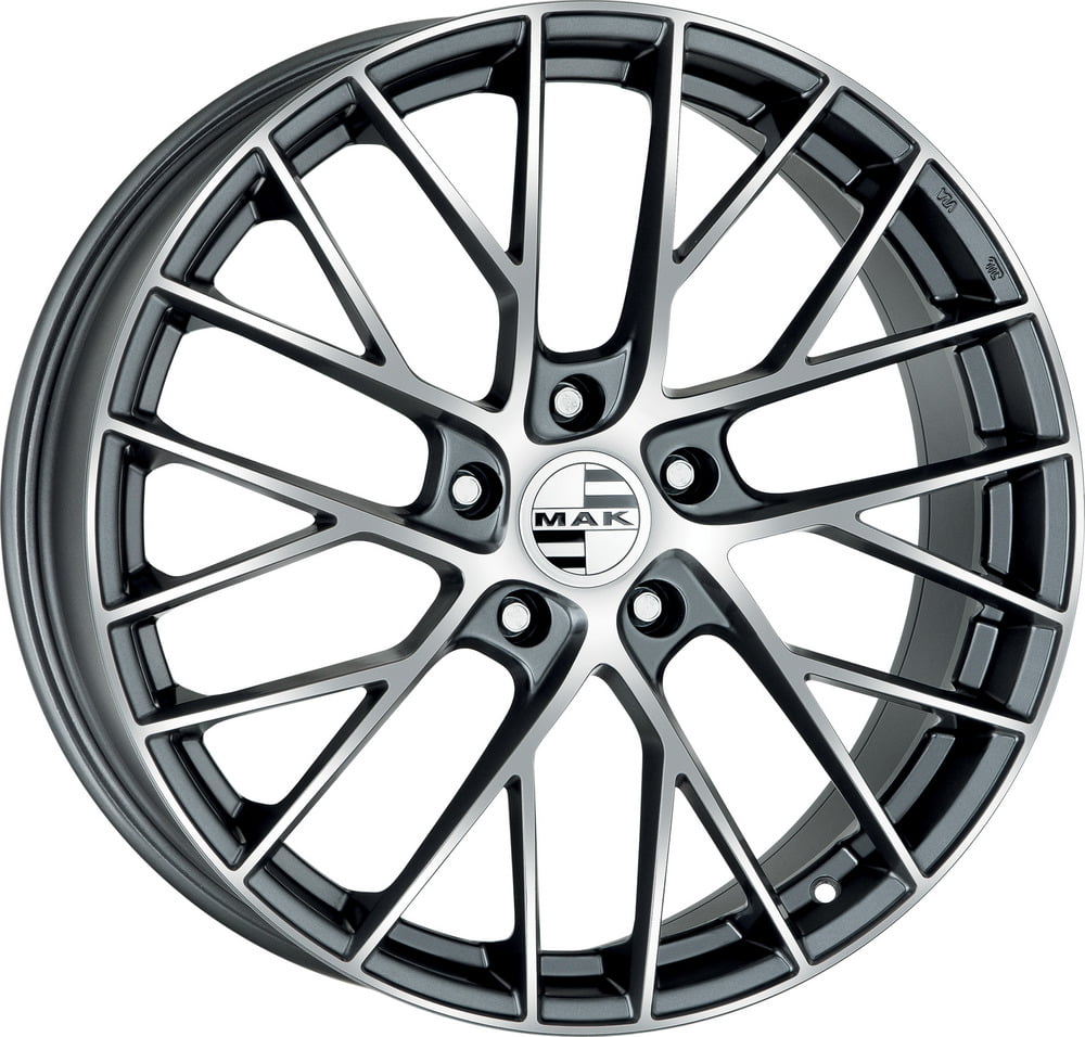 Jante Mak Monaco-D GUN METAL FACE POLIE