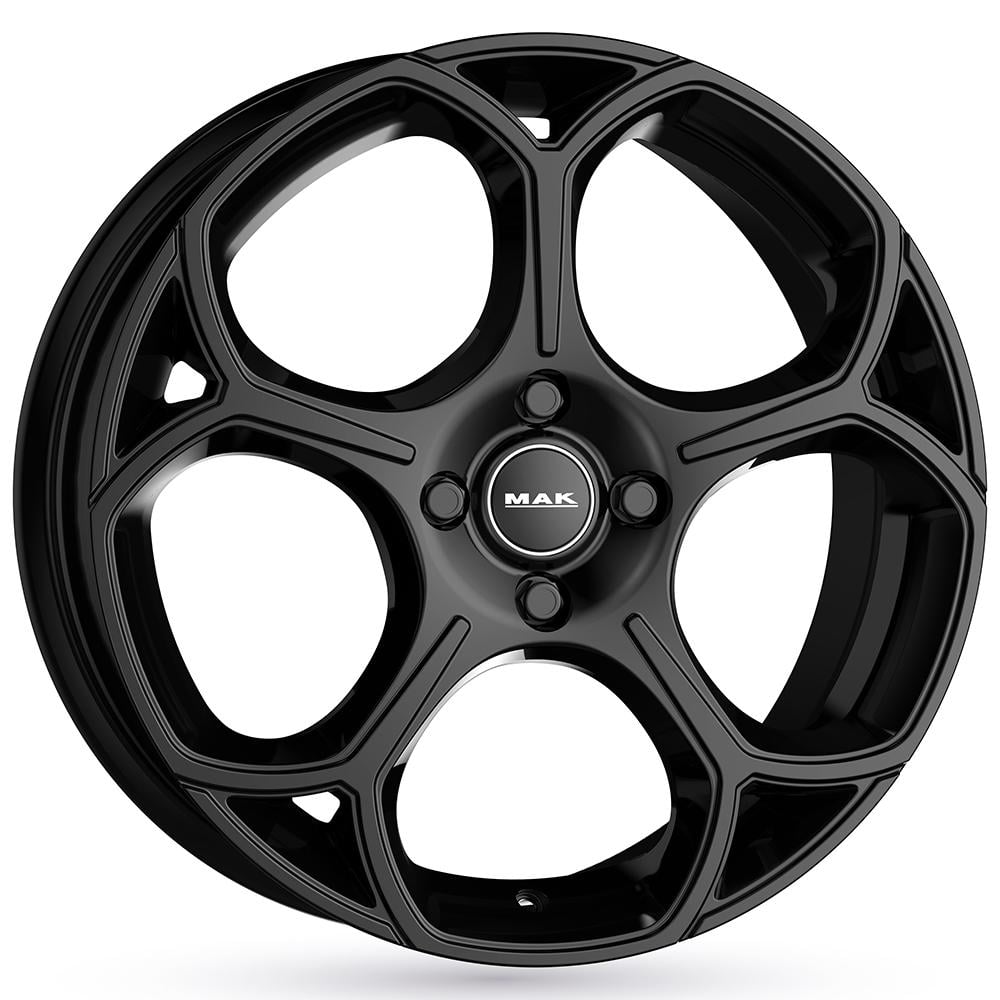 Mak Monza 7.0x17 4x108 ET25 65.1 Schwarz verspiegelt Felge