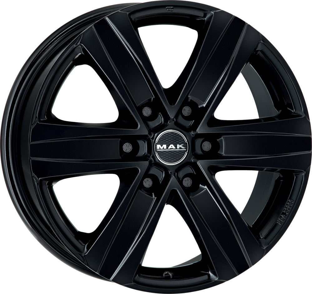 Mak Stone6 T 8.0x18 6x130 ET53 84.1 Schwarz verspiegelt Felge