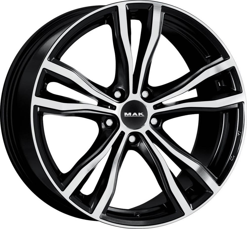 Cerchi Mak X-Mode NERO CON SUPERFICIE LEVIGATA