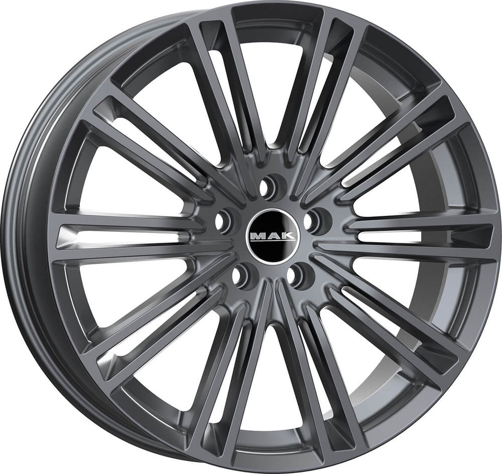 Mak York 8.0x18 5x108 ET45 63.4 Titanium Felge