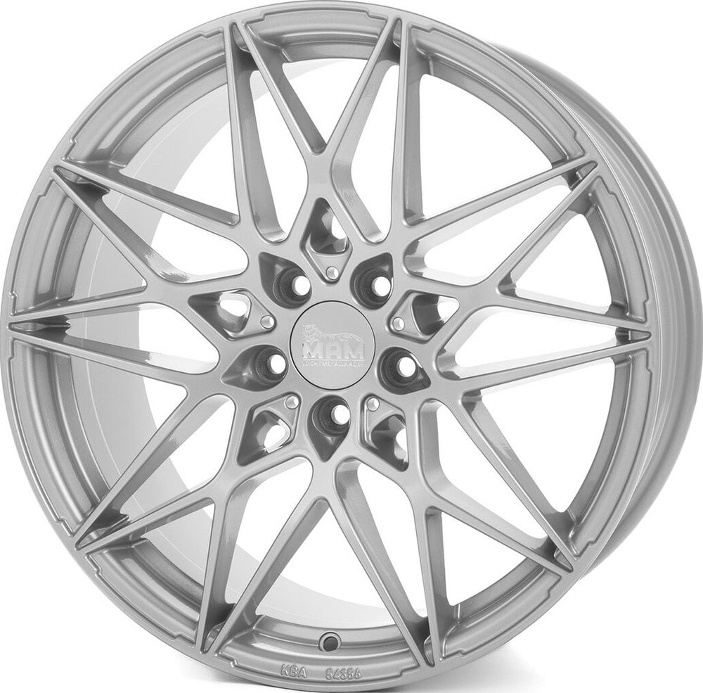 Mam Felgen B2N 8.5x19 5x112 ET45 72.6 Zilver vernist velg